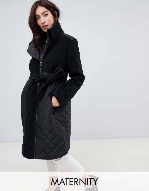 Maternity wool clearance coat