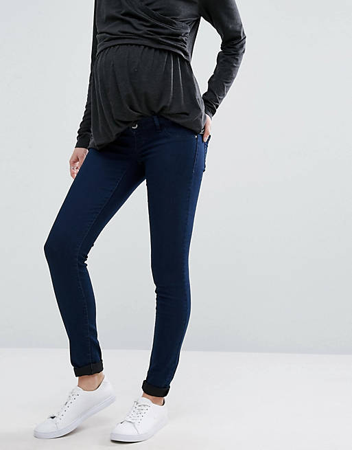 Mamalicious Under The Bump Skinny Jeans