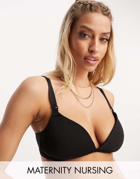 ASOS DESIGN - Voorgevormde multifunctionele strapless bh van microvezel in  zwart