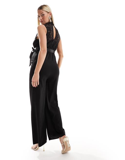 Lace maternity hot sale jumpsuit