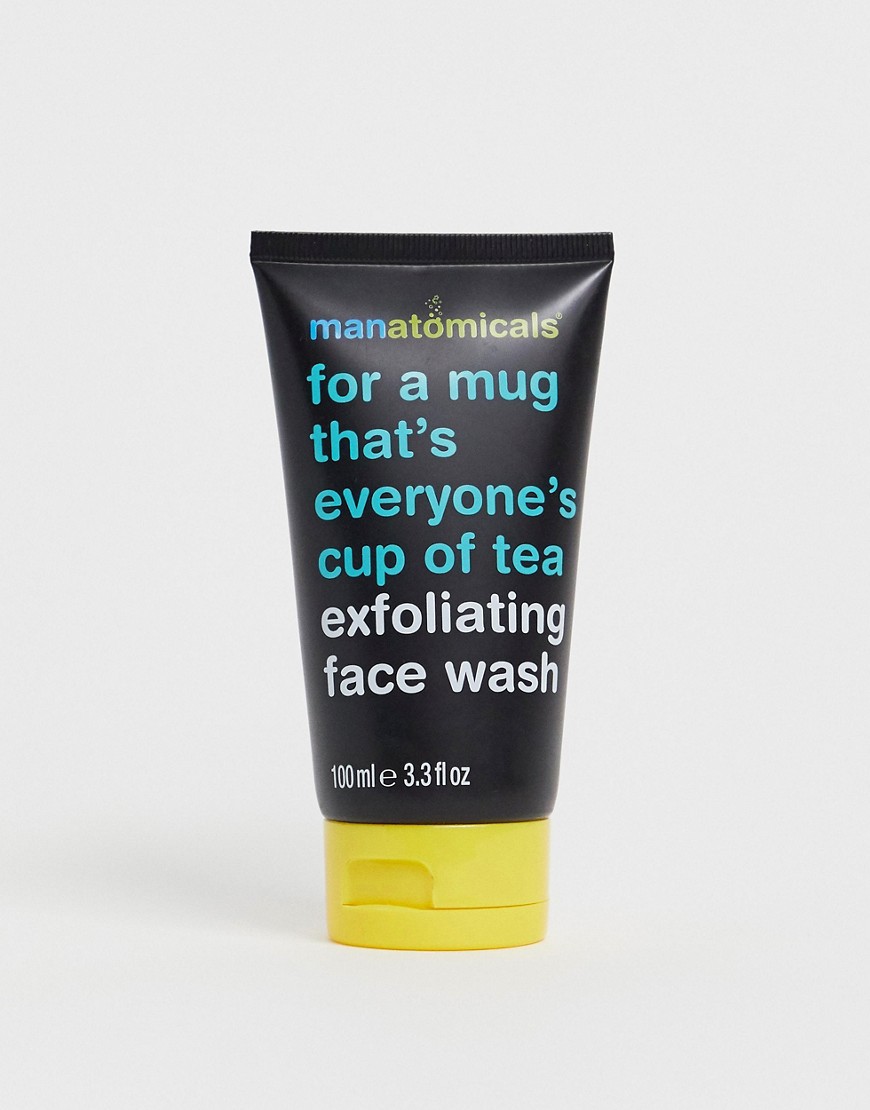 Manatomicals – Exfoliating face wash – Ansiktsrengöring med skrubb 100 ml-Ingen färg