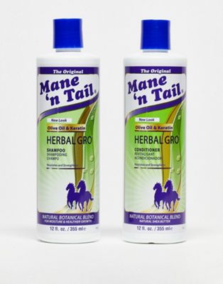 Mane 'n Tail Herbal Gro Shampoo And Conditioner Twin Pack