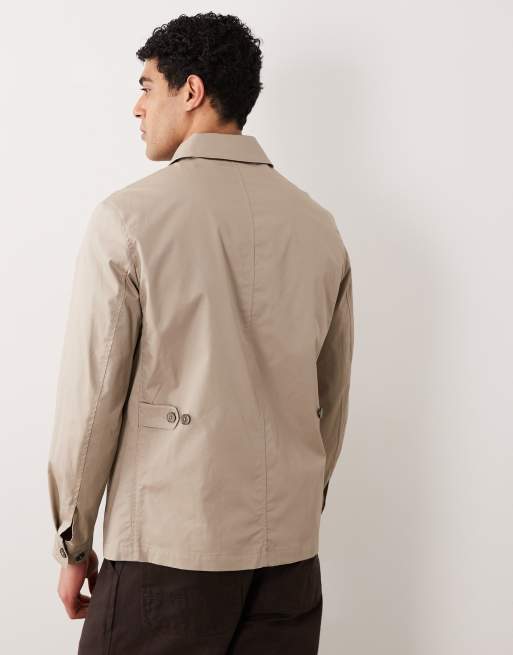Mango – 100% bomull – Beige jacka med fickor, 5 av 5