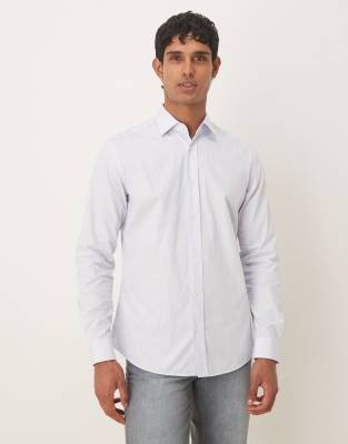 Mango 100% Cotton Classic Shirt In White