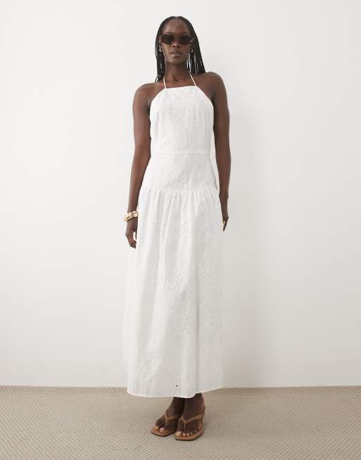 100 cotton maxi dress Hoda Long Dress
