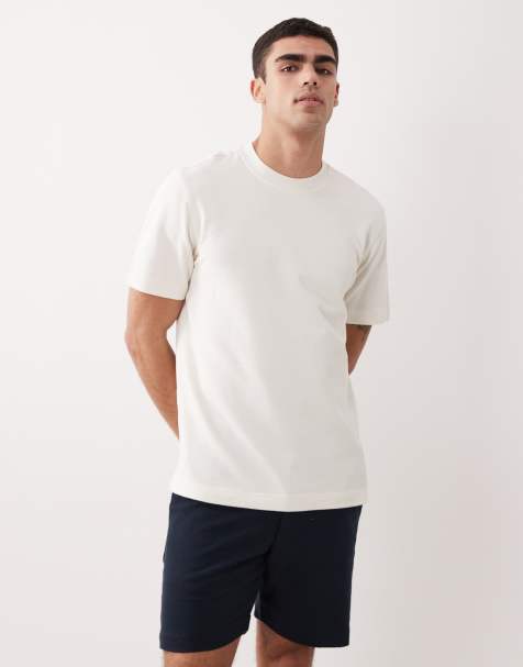 Mango 100% cotton relaxed fit t-shirt in white - view 1