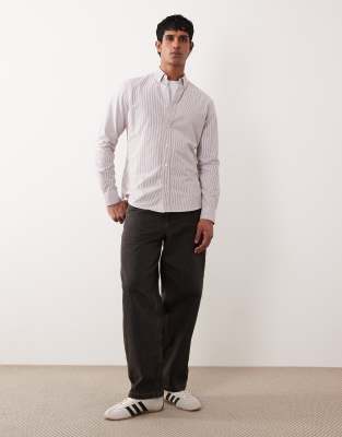 Mango 100% Cotton Shirt In Pattern