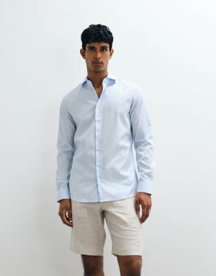 Mango Men's Regular-fit Oxford Shirt In Blue