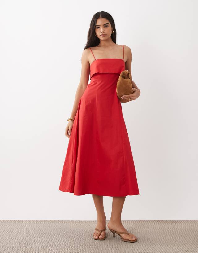 strappy cotton maxi dress Mango 100% in bright red sizing up is a Color:HotPink Truebrowns dresses 新商品 Kibbe for petites: Classic