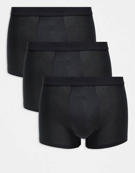 Mango 3 pack boxers in black - view 1