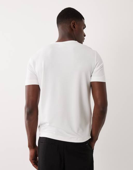Mango - Afslappet hvid T-shirt, 4 af 5