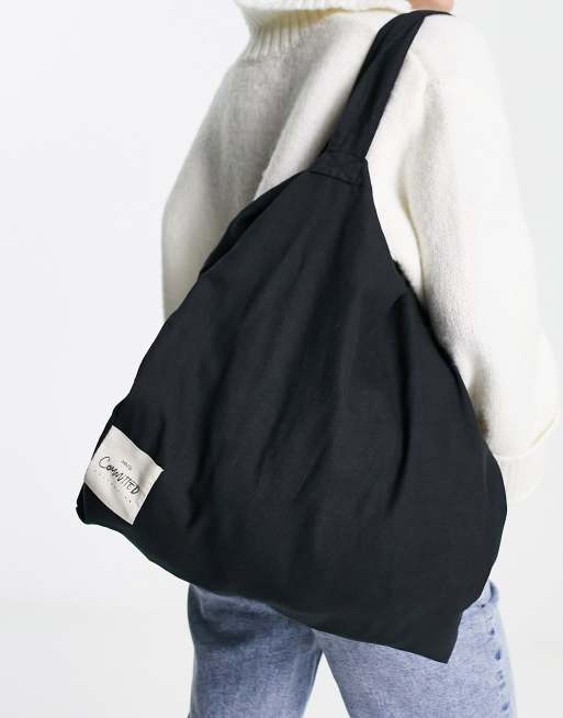 Mango canvas bag new arrivals