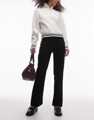 Mango - Alex - Jeans in Schwarz mit Fronttaschen