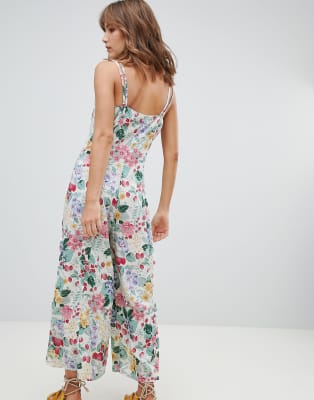 mango floral jumpsuit