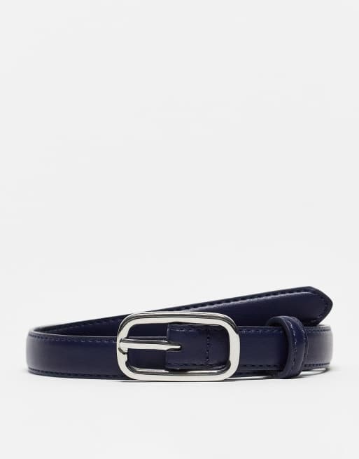 Mango - Allery - Cintura sottile blu navy