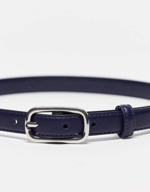 Thin on sale navy belt