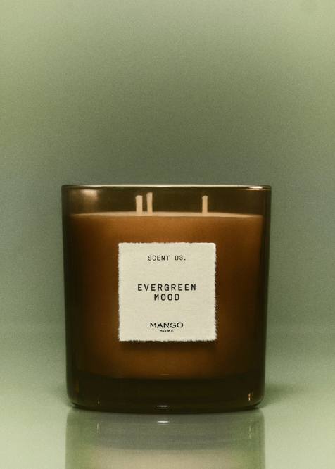 Mango aromatic evergreen mood candle 500g - view 1