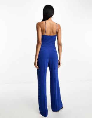 Mango store blue jumpsuit