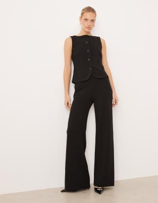 Mango - Avay - Elegante Hose in Schwarz mit geradem Schnitt, Kombiteil
