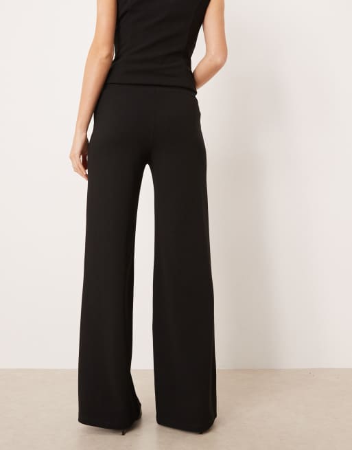 Mango - Avay - Elegante rechte broek in zwart, deel van co-ord set, 4 van 5