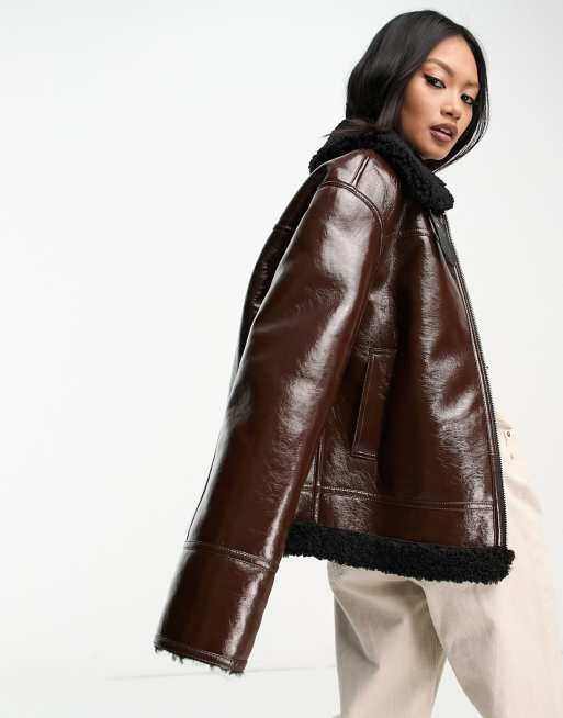 Mango's Sell-Out Faux-Shearling Jacket Is Back In Stock