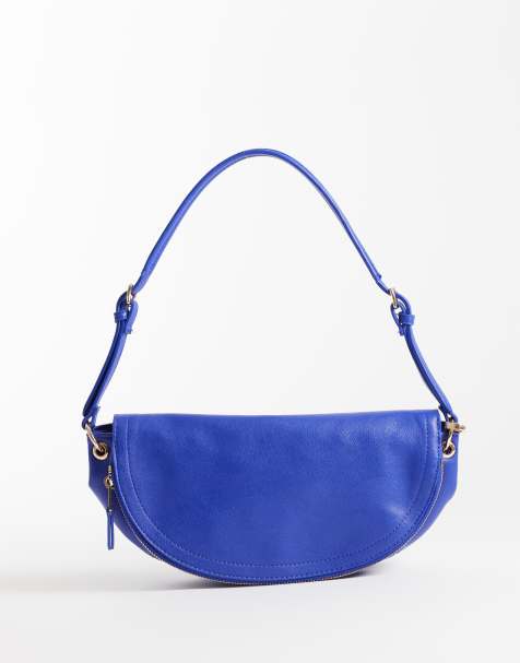 Mango axelremsväska i electric blue - view 1