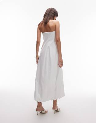 Shop Mango Baduea Maxi Dress With Soft Puff Hem
