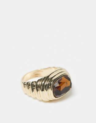 Mango - Bague tendance - Doré