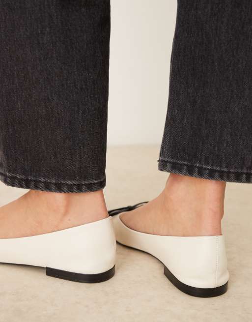 Mango - Ballerina's met strik in zwart en wit , 4 van 4