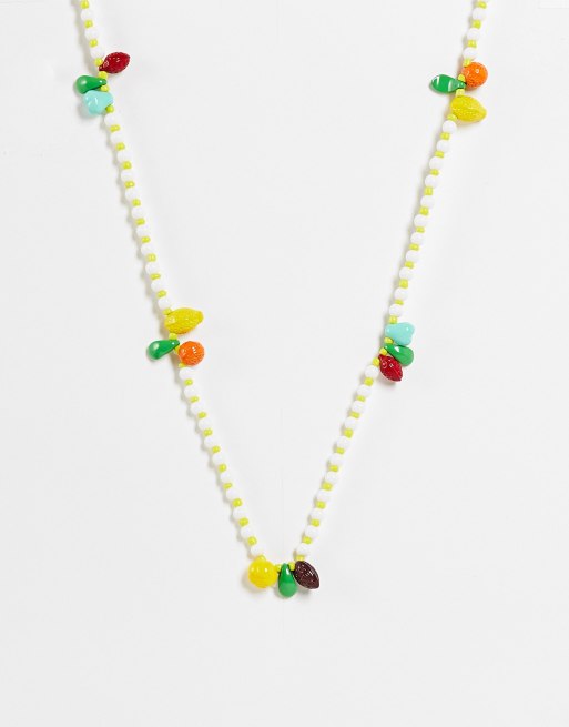 Mango - Bambi - Ketting in wit