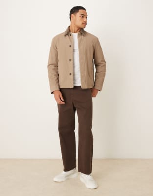 Mango Barn Jacket In Green