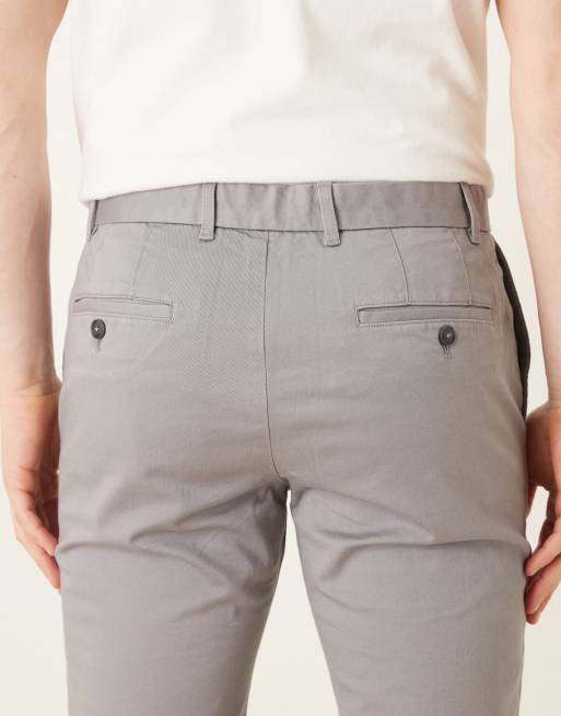 Mango – Barna – Elegante Hose in Hellgrau mit hohem Baumwollanteil und geradem Schnitt, 4 von 5