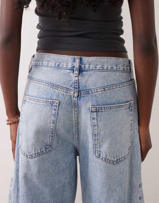 Mango barreljeans i ljusblått, 4 av 5