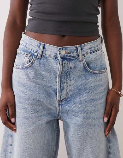 Mango barreljeans i ljusblått, 5 av 5