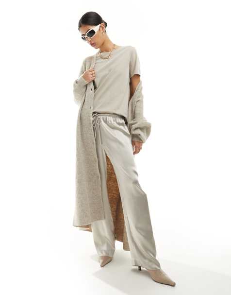 Mango basic T-shirt in light beige - view 1