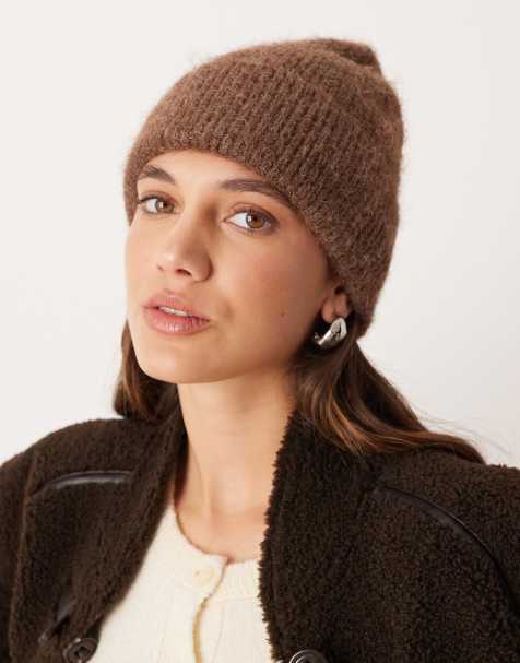 Mango beanie in brown - view 1
