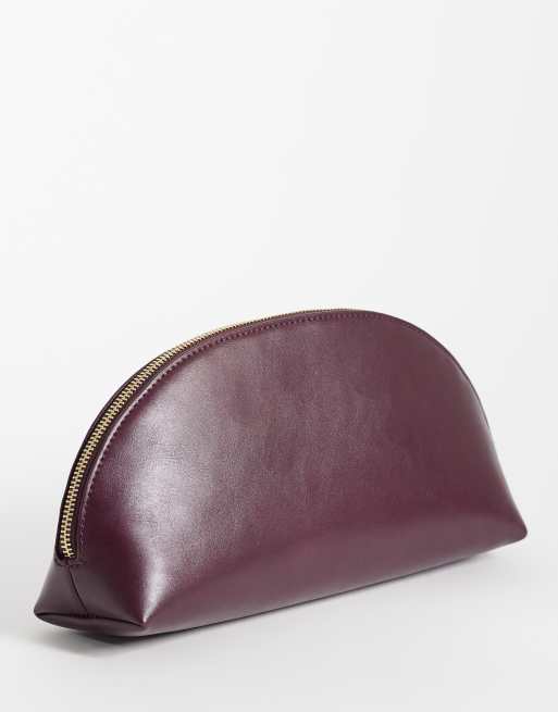 Mango - Beauty case arrotondato bordeaux, 4 di 4