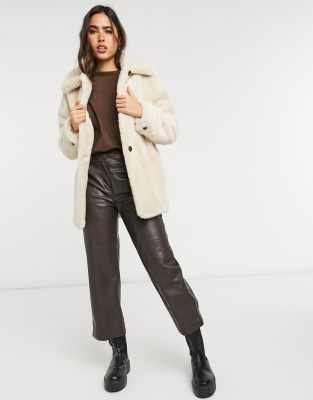 mango faux shearling jacket