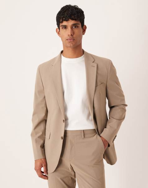Mango - Beige slim-blazer - view 1