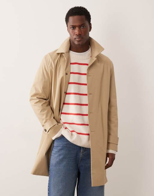 Mango - Beige trenchcoat i bomuldsblanding, 2 af 5