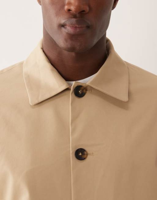Mango – Beige trenchcoat i bomullsmix, 5 av 5