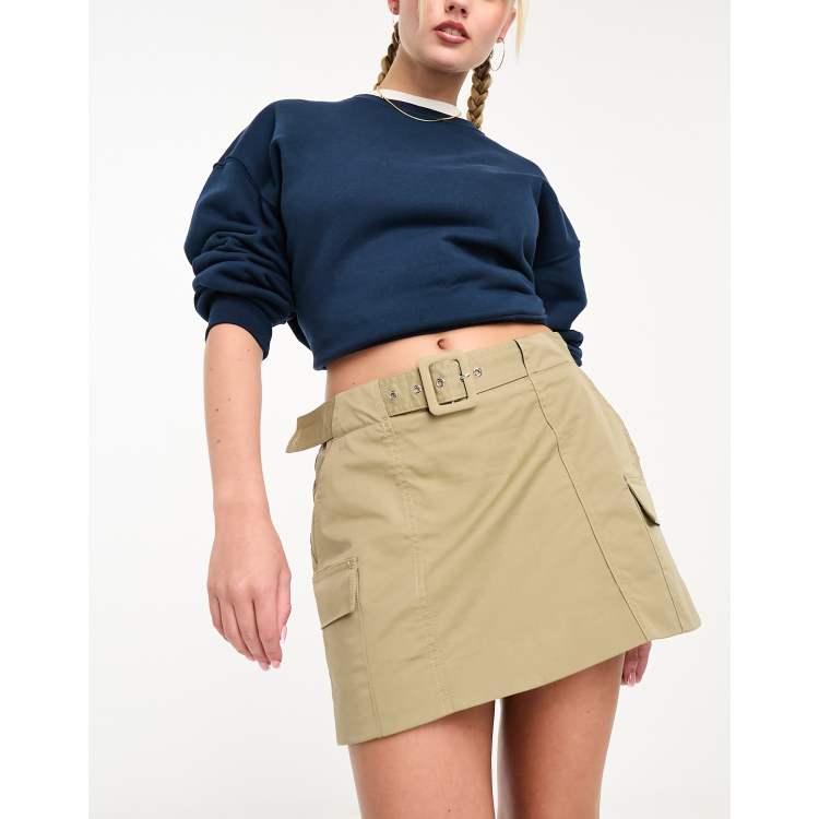 Topshop clip belt store skirt