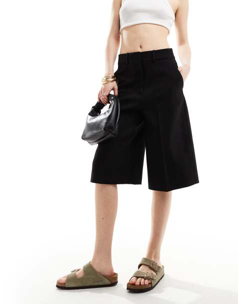 Mango bermuda shorts in black - view 1
