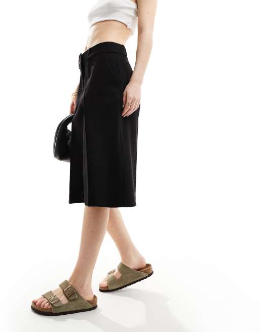 Mango bermuda shorts in black, 5 of 5
