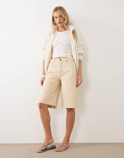 Mango bermuda shorts in buttermilk yellow, 2 of 5