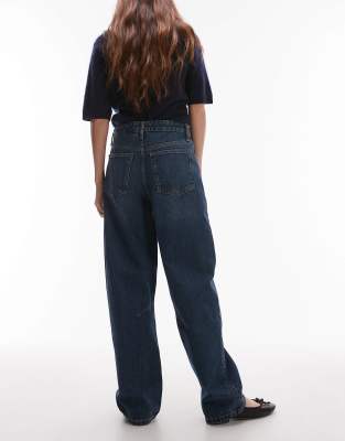 Shop Mango Bet Balloon Leg Jean In Blue