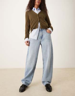 Mango Mango Bet balloon leg jean in light blue