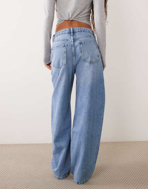 Mango Bet barrel jeans in lichtblauw, 2 van 5