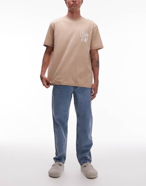 Mango – Beth – Lässig geschnittene Jeans in Mittelblau - view 1