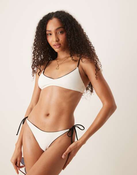 Mango – Białe bikini z klamrą - view 1